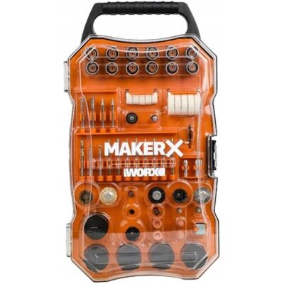 Zestaw akcesoriów MakerX WORX WA7208 201szt Zestaw akcesoriów MakerX WORX WA7208 201szt