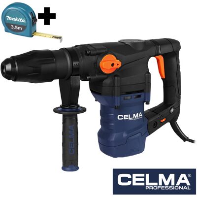 Zestaw Młot udarowo-obrotowy CELMA Professional PRWg 40GEO 1600W SDS Max 10J + Miara MAKITA 3,5m Zestaw Młot udarowo-obrotowy CELMA Professional PRWg 40GEO 1600W SDS Max 10J + Miara MAKITA 3,5m