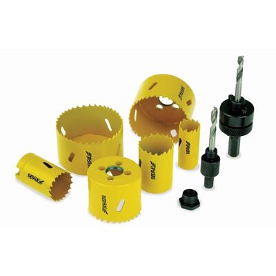 Zestaw otwornic bimetalowych DEDRA 08WZ01 8szt Zestaw otwornic bimetalowych DEDRA 08WZ01 8szt