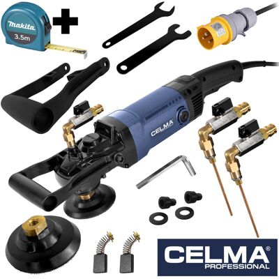 Zestaw Polerka do kamienia na mokro CELMA Professional PRAw 130D 1600W 110V 1750 obr + miara MAKITA 3,5m Zestaw Polerka do kamienia na mokro CELMA Professional PRAw 130D 1600W 110V 1750 obr + miara MAKITA 3,5m