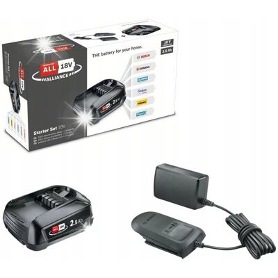 ZESTAW STARTOWY BOSCH PBA 18V AKUMULATOR 2.5 AH + ŁADOWARKA ZESTAW STARTOWY BOSCH PBA 18V AKUMULATOR 2.5 AH + ŁADOWARKA