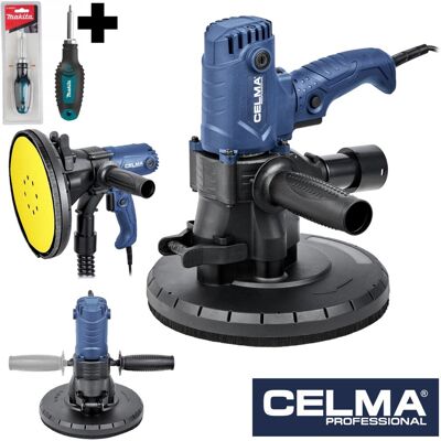 Zestaw Szlifierka do gipsu CELMA Professional PRBs 225GEO 850W 225mm + wkrętak MAKITA Zestaw Szlifierka do gipsu CELMA Professional PRBs 225GEO 850W 225mm + wkrętak MAKITA