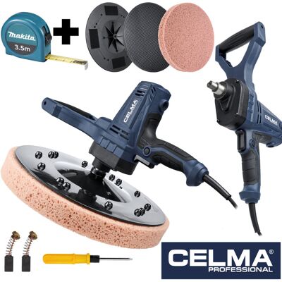 Zestaw Zacieraczka do tynków CELMA Professional PRBt 390S 710W 390mm + Miara MAKITA 3,5m Zestaw Zacieraczka do tynków CELMA Professional PRBt 390S 710W 390mm + Miara MAKITA 3,5m