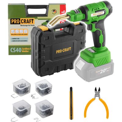 Zgrzewarka do plastiku Procraft CS40BB akumulatorowa 20V naprawa zderzaków mobilna Zgrzewarka do plastiku Procraft CS40BB akumulatorowa 20V naprawa zderzaków mobilna