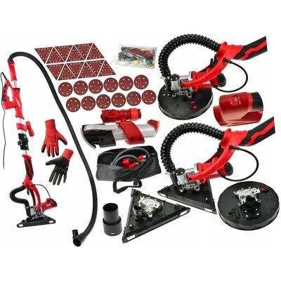 HEIDMANN Żyrafa Szlifierka Gipsu Gładzi Tynku 1500W Zestaw 225Mm Odkurzacz 230V HEIDMANN Żyrafa Szlifierka Gipsu Gładzi Tynku 1500W Zestaw 225Mm Odkurzacz 230V