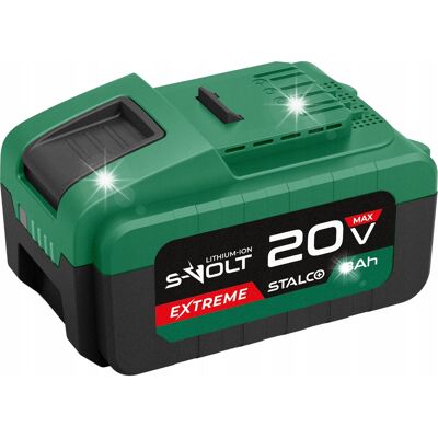 Akumulator Stalco 20V 8Ah BLS20-8AHP S-Volt Wskaźnik naładowania Wentylacja Akumulator Stalco 20V 8Ah BLS20-8AHP S-Volt Wskaźnik naładowania Wentylacja