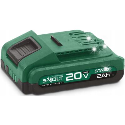 BATERIA S-VOLT Akumulator Li-Ion 20V 2Ah BLS20-2AH STALCO S-97381 BATERIA S-VOLT Akumulator Li-Ion 20V 2Ah BLS20-2AH STALCO S-97381