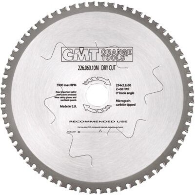 Inny producent CMT PIŁA TARCZOWA TARCZA DO CIĘCIA METALU STALI 254X30MM 60Z 226.060.10M / CMT Inny producent CMT PIŁA TARCZOWA TARCZA DO CIĘCIA METALU STALI 254X30MM 60Z 226.060.10M / CMT