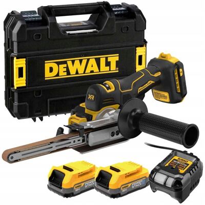 DEWALT PILNIK TAŚMOWY 18V XR 2x1,7AH POWERSTACK TSTAK DCM200E2T DEWALT PILNIK TAŚMOWY 18V XR 2x1,7AH POWERSTACK TSTAK DCM200E2T