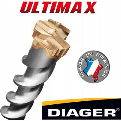 DREL Wiertło SDS Max 36x540 mm do betonu żelbetu trwałe DREL Wiertło SDS Max 36x540 mm do betonu żelbetu trwałe