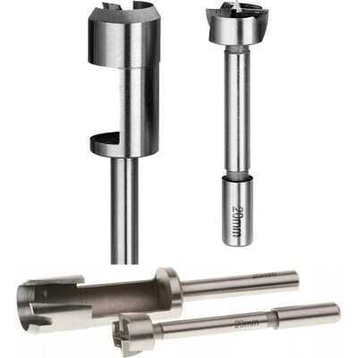 DREL Zestaw Sękownik Flekownik 20mm Wiertło Do Zaślepek Drewna DREL Zestaw Sękownik Flekownik 20mm Wiertło Do Zaślepek Drewna