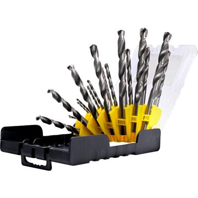 DREL Zestaw wierteł do metalu 19 szt 1-10 mm HSS-G komplet narzędzi DREL Zestaw wierteł do metalu 19 szt 1-10 mm HSS-G komplet narzędzi