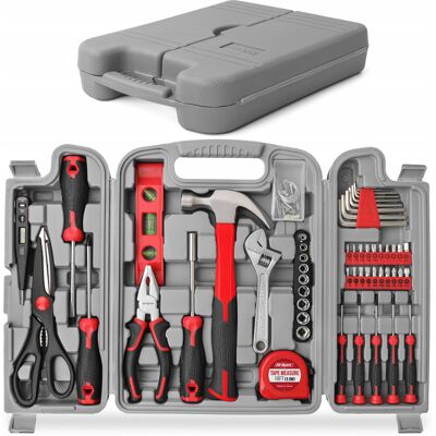 Hi-Spec HI SPEC 54-częściowy zestaw narzędzi w walizce do domu i garażu Hi-Spec HI SPEC 54-częściowy zestaw narzędzi w walizce do domu i garażu