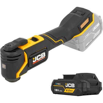 JCB Professional 18V Narzędzie Wielofunkcyjne Multitool Akumulator 2Ah JCB Professional 18V Narzędzie Wielofunkcyjne Multitool Akumulator 2Ah