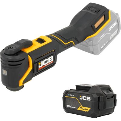 JCB Professional 18V Narzędzie Wielofunkcyjne Multitool Akumulator 5Ah JCB Professional 18V Narzędzie Wielofunkcyjne Multitool Akumulator 5Ah