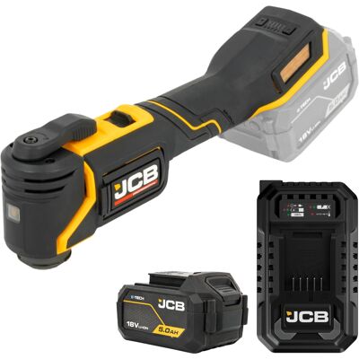 JCB Professional 18V Wielofunkcyjny Multitool Ładowarka 4,5A Akumulator 5Ah JCB Professional 18V Wielofunkcyjny Multitool Ładowarka 4,5A Akumulator 5Ah