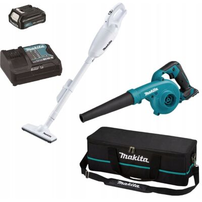 Makita zestaw combo body CLX245SAX1 dmuchawa UB100D + odkurzacz CL108FD 12V Makita zestaw combo body CLX245SAX1 dmuchawa UB100D + odkurzacz CL108FD 12V