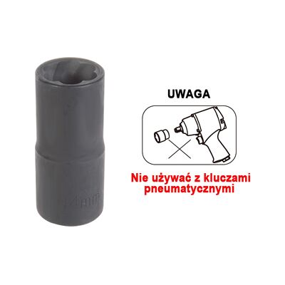 Nasadka 1/2' do uszkodzonych śrub M17 KING TONY 9TD403-17M Nasadka 1/2' do uszkodzonych śrub M17 KING TONY 9TD403-17M