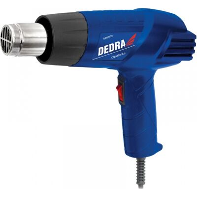 Opalarka Elektryczna DEDRA 1000/2000W Dysze 2 Biegi Mocna Dmuchawa Zestaw Opalarka Elektryczna DEDRA 1000/2000W Dysze 2 Biegi Mocna Dmuchawa Zestaw