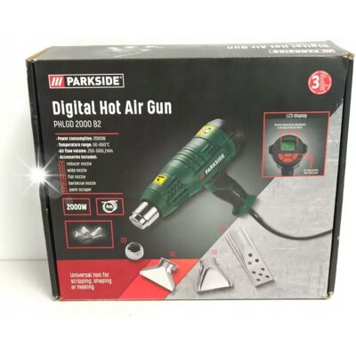 PARKSIDE MOCNA Opalarka PHLGD 2000W WYŚWIETLACZ LCD + 4 DYSZE AKCESORIA PARKSIDE MOCNA Opalarka PHLGD 2000W WYŚWIETLACZ LCD + 4 DYSZE AKCESORIA