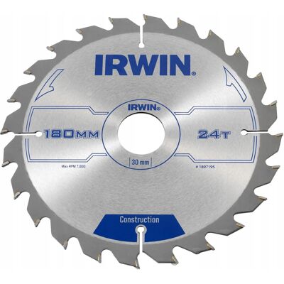 PIŁA SPIEKOWA DO DREWNA 180*30MM/24T 1897195 IRWIN PIŁA SPIEKOWA DO DREWNA 180*30MM/24T 1897195 IRWIN