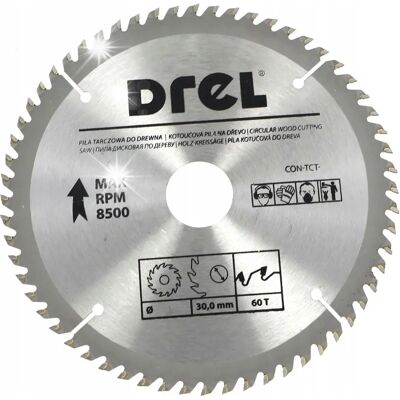 DREL PIŁA TARCZOWA DO DREWNA TARCZA WIDIOWA 350x30 60T DREL PIŁA TARCZOWA DO DREWNA TARCZA WIDIOWA 350x30 60T
