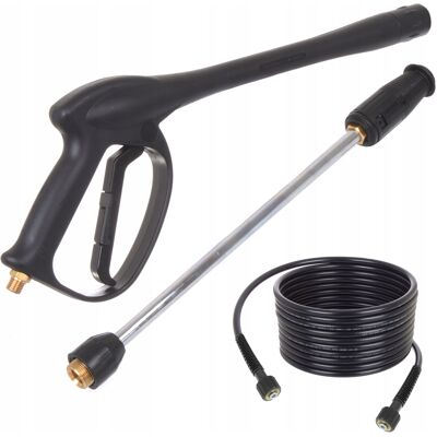 Techkar Pistolet Lanca Dysza PŁASKA POWER wąż 20m do myjki KARCHER HD Kranzle M22 Techkar Pistolet Lanca Dysza PŁASKA POWER wąż 20m do myjki KARCHER HD Kranzle M22