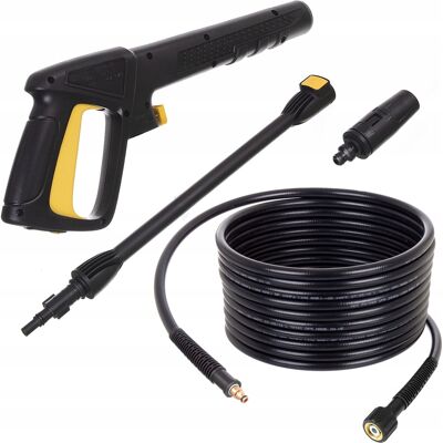 Techkar PISTOLET WĄŻ 5m LANCA DYSZA PRZESTAWNA do myjki BLACK DECKER BOSCH M22 15mm Techkar PISTOLET WĄŻ 5m LANCA DYSZA PRZESTAWNA do myjki BLACK DECKER BOSCH M22 15mm