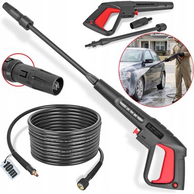 Techkar PISTOLET Z LANCA DYSZA PRZESTAWNA + WĄŻ 10m do BLACK DECKER BOSCH M22 14mm Techkar PISTOLET Z LANCA DYSZA PRZESTAWNA + WĄŻ 10m do BLACK DECKER BOSCH M22 14mm