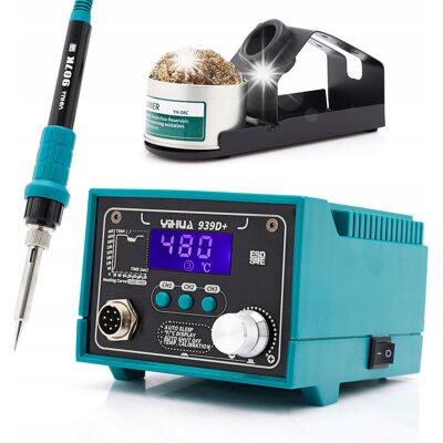 STACJA LUTOWNICZA YIHUA 939D+ 120W z kolba szybkie grzanie LCD tryb sleep STACJA LUTOWNICZA YIHUA 939D+ 120W z kolba szybkie grzanie LCD tryb sleep