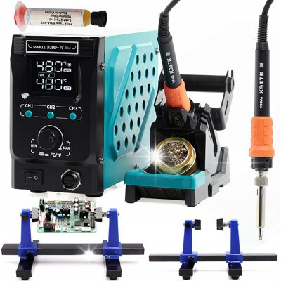 STACJA LUTOWNICZA YIHUA 939D+-IV 90W ZESTAW UCHWYT DO PCB TOPNIK TECHREBAL STACJA LUTOWNICZA YIHUA 939D+-IV 90W ZESTAW UCHWYT DO PCB TOPNIK TECHREBAL