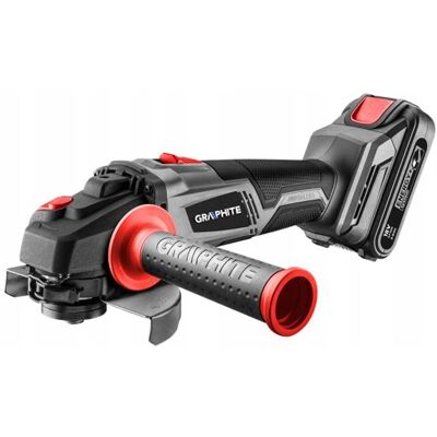 GRAPHITE Szlifierka kątowa akumulatorowa bezszczotkowa Energy+ 18V, Li-Ion, tarcza 1 GRAPHITE Szlifierka kątowa akumulatorowa bezszczotkowa Energy+ 18V, Li-Ion, tarcza 1