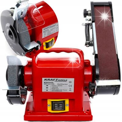 KRAFT&DELE SZLIFIERKA WIELOFUNKCYJNA STOŁOWA TAŚMOWA 1800 W 230 V KD545 KRAFT&DELE SZLIFIERKA WIELOFUNKCYJNA STOŁOWA TAŚMOWA 1800 W 230 V KD545