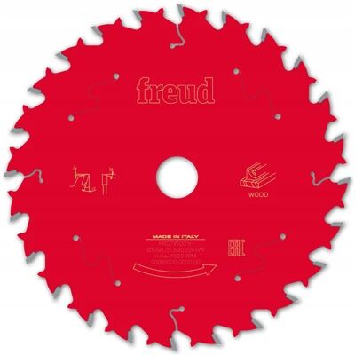 TARCZA TNĄCA PIŁA DO CIĘCIA DREWNA 165x20x1.7/1.3MM Z24 FREUD FR07W001H TARCZA TNĄCA PIŁA DO CIĘCIA DREWNA 165x20x1.7/1.3MM Z24 FREUD FR07W001H