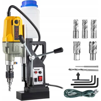 Vevor WIERTARKA MAGNETYCZNA 1100 W 10000 N 880 obr/min 40 mm VV-MD-UK7 Zestaw Vevor WIERTARKA MAGNETYCZNA 1100 W 10000 N 880 obr/min 40 mm VV-MD-UK7 Zestaw