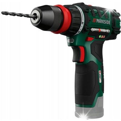 Wiertarko-wkrętarka akumulatorowa PARKSIDE PBSA 12 12V Solo + Walizka Wiertarko-wkrętarka akumulatorowa PARKSIDE PBSA 12 12V Solo + Walizka