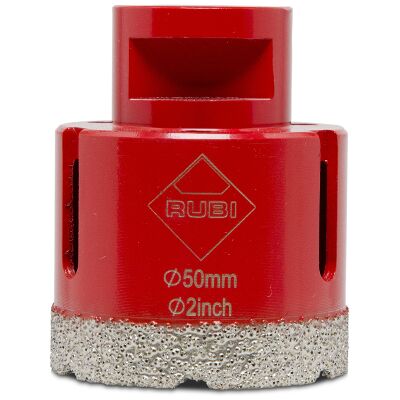 WIERTŁO DIAMENTOWE OTOWRNICA KORONKA 50mm RUBI 06960 WIERTŁO DIAMENTOWE OTOWRNICA KORONKA 50mm RUBI 06960