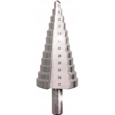 DREL WIERTŁO STOPNIOWE STOŻKOWE HSS WIERTŁA 6-37 mm DREL WIERTŁO STOPNIOWE STOŻKOWE HSS WIERTŁA 6-37 mm
