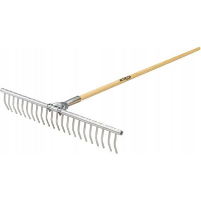 Grabie ogrodowe do siana 22 zęby z trzonkiem drewnianym 1650x570mm AGTECH Grabie ogrodowe do siana 22 zęby z trzonkiem drewnianym 1650x570mm AGTECH