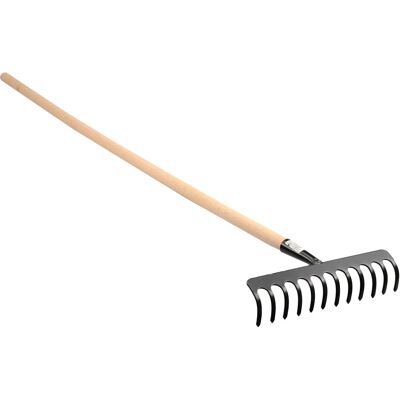 Grabie oprawione TOYA Flo 35782, 12 zębów, 140 cm Grabie oprawione TOYA Flo 35782, 12 zębów, 140 cm