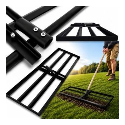 Inny producent Grabie reczne niwelator terenu metalowy 90 cm x 30 cm Inny producent Grabie reczne niwelator terenu metalowy 90 cm x 30 cm