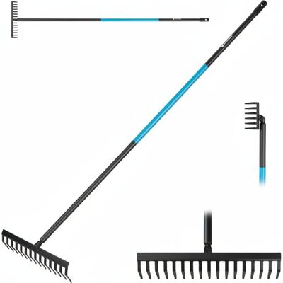 Inny producent Grabie uniwersalne metalowe do liści ogrodu trawnika Inny producent Grabie uniwersalne metalowe do liści ogrodu trawnika