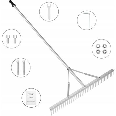 Vevor Grabie Zgrabiarka do Czyszczenia Ziemi i Wody - 75 cm Aluminiowe Vevor Grabie Zgrabiarka do Czyszczenia Ziemi i Wody - 75 cm Aluminiowe