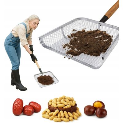 Inny producent ŁOPATA Sito DO POSZUKIWAŃ CZERPAK PRZESIEWACZ szpadel grabie siatka 13mm Inny producent ŁOPATA Sito DO POSZUKIWAŃ CZERPAK PRZESIEWACZ szpadel grabie siatka 13mm