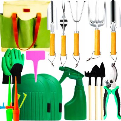 Inny producent NARZĘDZIA OGRODOWE ZESTAW DLA OGRODNIKA TORBA ŁOPATKA WIDEŁKI SEKATOR 12szt Inny producent NARZĘDZIA OGRODOWE ZESTAW DLA OGRODNIKA TORBA ŁOPATKA WIDEŁKI SEKATOR 12szt