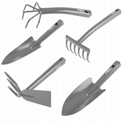 GTX Poland NEO TOOLS Zestaw Narzędzi Ogrodowych 5szt. Pazurki Łopatka x2 Motyka Grabie GTX Poland NEO TOOLS Zestaw Narzędzi Ogrodowych 5szt. Pazurki Łopatka x2 Motyka Grabie