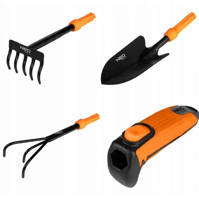 GTX Poland NEO TOOLS Zestaw Narzędzi Ogrodowych: Trzonek + Łopatka + Pazurki + Grabki GTX Poland NEO TOOLS Zestaw Narzędzi Ogrodowych: Trzonek + Łopatka + Pazurki + Grabki