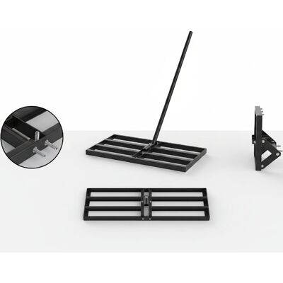 Inny producent Niwelator ręczny wyrówniarka grabie do trawnika 90 x 30 cm Inny producent Niwelator ręczny wyrówniarka grabie do trawnika 90 x 30 cm