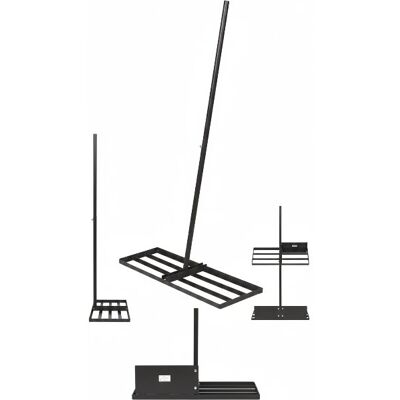 Inny producent Niwelator terenu grabie 90 x 30 cm trzonek stalowy Inny producent Niwelator terenu grabie 90 x 30 cm trzonek stalowy