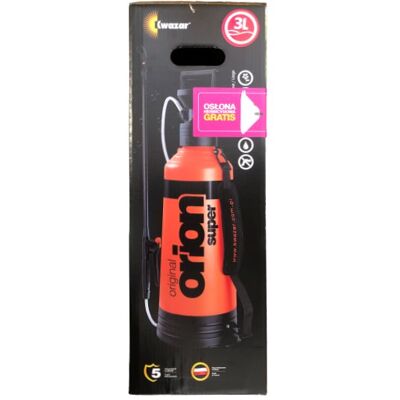 KWAZAR Opryskiwacz 3L ORION SUPER NEW + OSŁONA KWAZAR Opryskiwacz 3L ORION SUPER NEW + OSŁONA